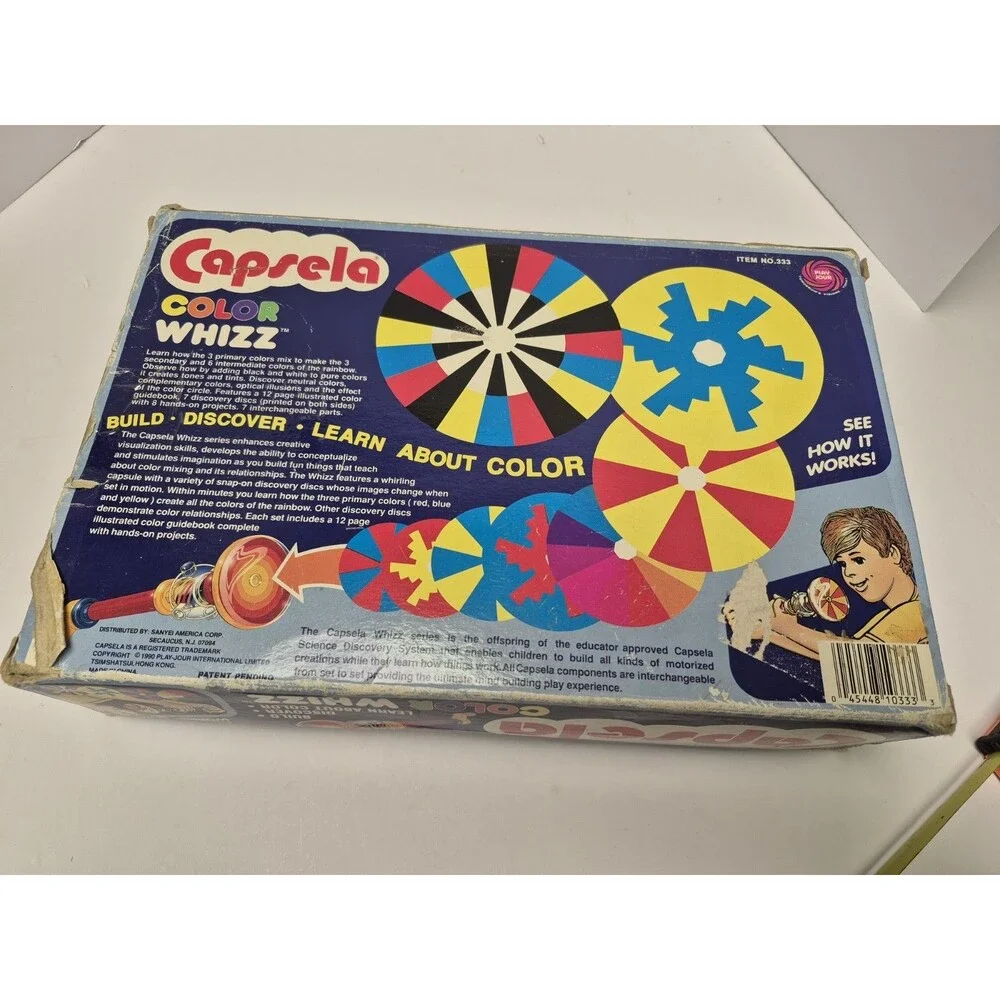 Vintage Capsela Color Whizz PLAY-JOUR 1990s In Box Complete with Instructions.